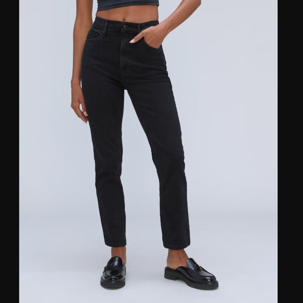 Everlane Original Cheeky Jean Size 30 Crop - Organic Cotton